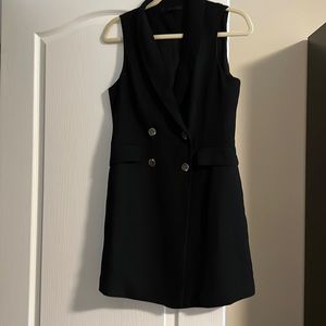 Wrap blazer dress